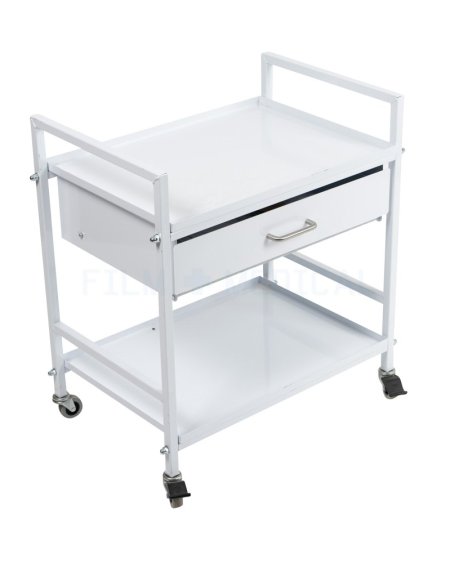 Small White Trolley With Draw